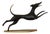 Hagenau Hunting Dog in Brass, 1920s For Sale