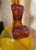 Yellow 1990s Gigantic Hand Blown Michael J Schunke Yellow Purple Signed Studio Art Glass Vase For Sale - Image 8 of 13