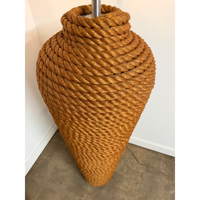 1990s Monumental Sculptural Rope Floor Lamp by Fusion Specialties For Sale - Image 13 of 17