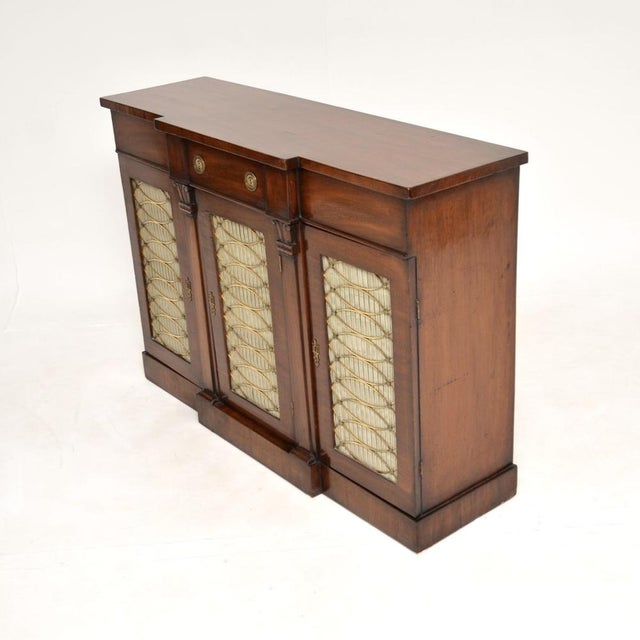 Antique Regency Grill Front Sideboard, 1800s For Sale - Image 6 of 13