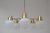 Glass Mid-Century Chandelier from Kamenicky Senov, 1970s For Sale - Image 7 of 9