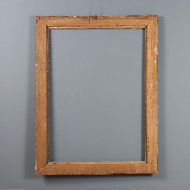Gold Painted Gilded Poplar Wood Frame For Sale - Image 8 of 10