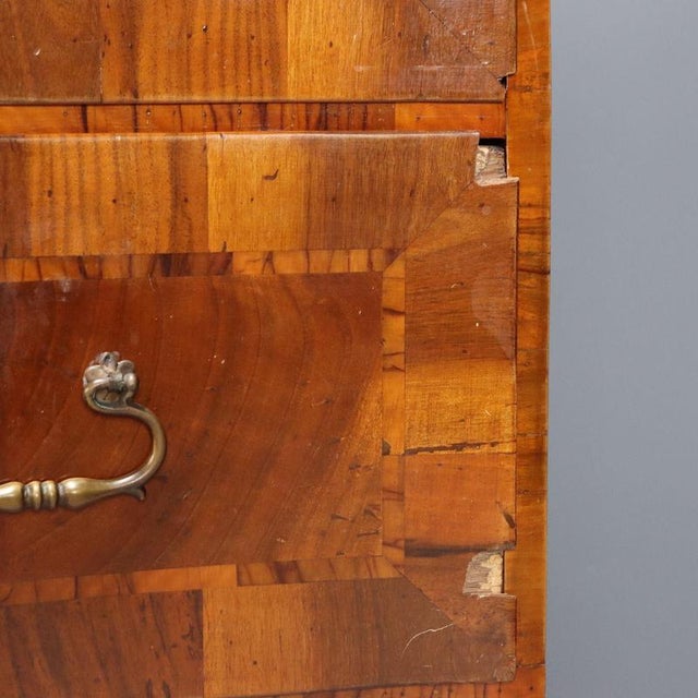 Wood Baroque Style Chest of Drawers in Walnut For Sale - Image 7 of 12