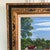 Textile Mid 20th Century Signed American Folk Art Horse Farm Landscape Oil on Canvas Framed Painting For Sale - Image 7 of 11