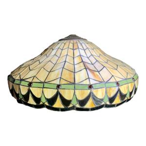 1920s Handel Leaded Glass Style Lamp Shade