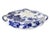 Cabin Antique English Flow Blue "Warwick" Grapevine Vegetable Dish For Sale - Image 3 of 4