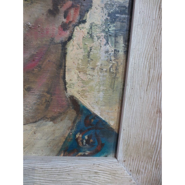 Harold Stephenson Aka Abruzzi MCM Harilquin Painting For Sale In New York - Image 6 of 7