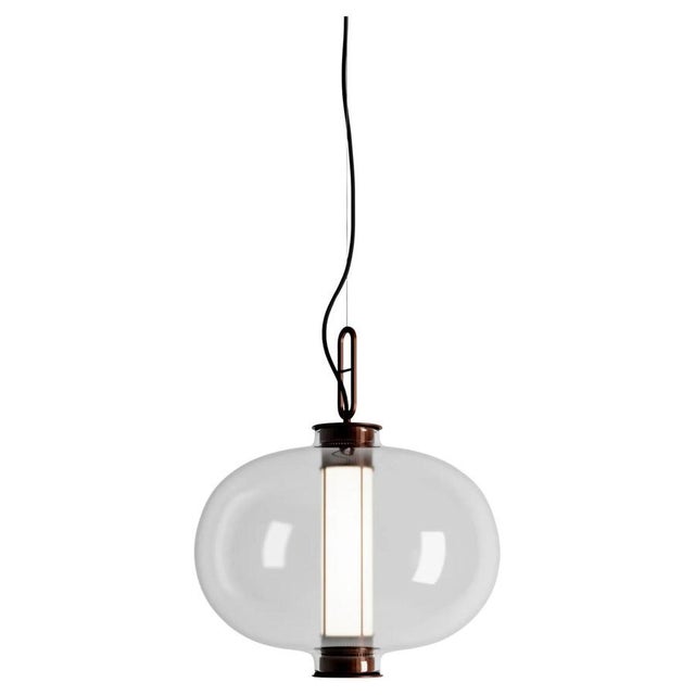 Bai T Ma Ma Suspension Lamp in Steel and Glass by Neri and Hu for Pararachilna For Sale - Image 10 of 10
