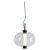 Bai T Ma Ma Suspension Lamp in Steel and Glass by Neri and Hu for Pararachilna For Sale - Image 10 of 10