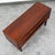 Brown Mid Century Danish Modern Side Table Entryway Chest 2 Drawer Rosewood Bedside For Sale - Image 8 of 12