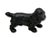 Figurative Vintage 1930s Smaller Size Hubley Mfg. Co. Cast Iron Cocker Spaniel Dog Doorstop in Rare All Black Paint For Sale - Image 3 of 18