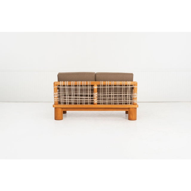 Karl Springer for Karl Springer, LTD Dowelwood Sofa1980c. For Sale - Image 12 of 18