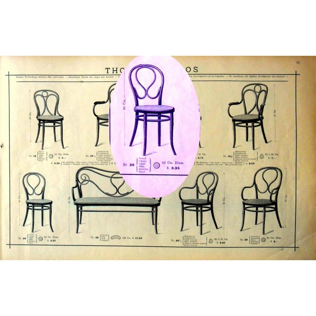 Chairs in Natural Oak by Michael Thonet for Gebrüder Thonet, Set of 4 For Sale - Image 3 of 11