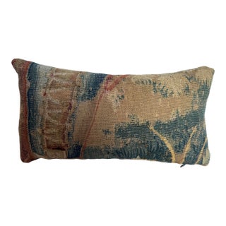 17th Century Flemish Tapestry Pillow With Abstract Pattern For Sale