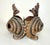 This antique handmade forged copper brutalist style candle holder is a unique and distinctive piece that adds a touch of...