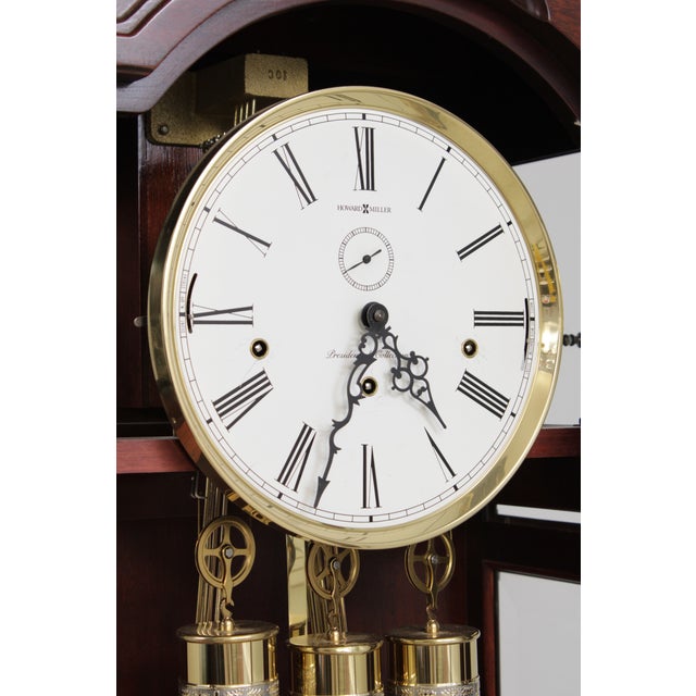 Howard Miller Presidential Cherry Grandfather Clock For Sale - Image 10 of 18
