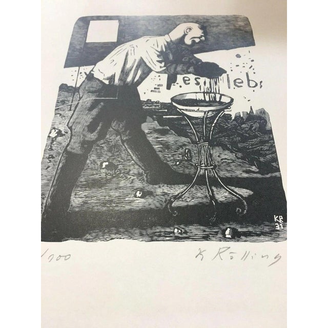 Karl Rössing, Leftist Blood Washes Off Easily, 1931, Print For Sale - Image 6 of 11
