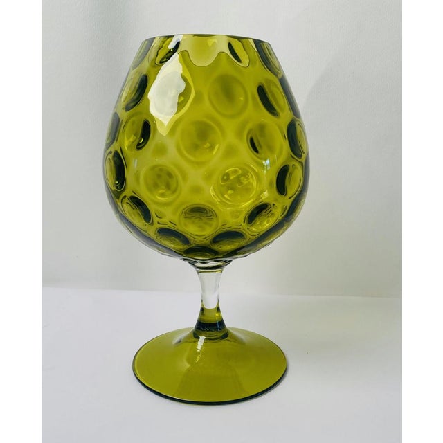 Forest Green Murano Glass Vase from Barovier & Toso, 1950s For Sale - Image 8 of 18