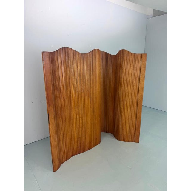 Pine Room Divider from S.N.S.A., France, 1930s For Sale - Image 6 of 14