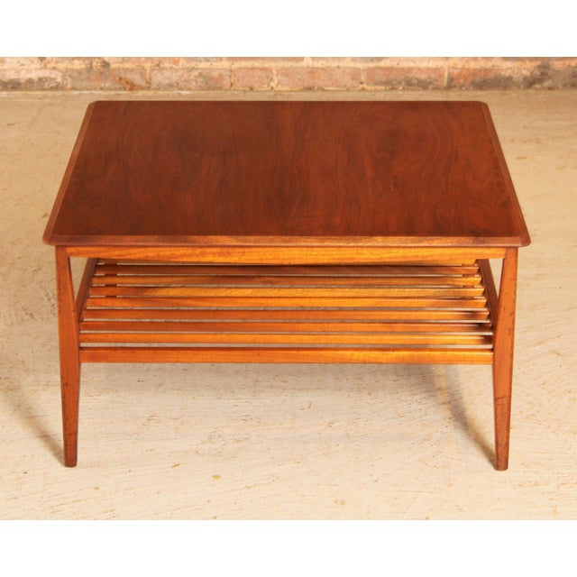 Mid-Century Rectangular Coffee Table with Magazine Rack, 1960s For Sale - Image 3 of 11