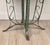 1920s Art Deco French Wrought Iron Garden Table For Sale - Image 5 of 6