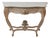 18th Century Gustavian Hand-Carved Marble-Top Console Table For Sale