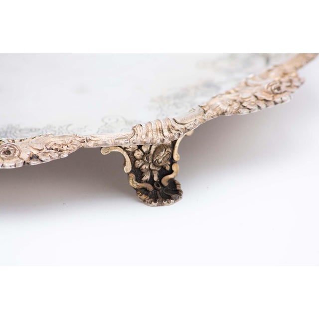 Silver Catchall with Edge Relief For Sale - Image 5 of 6