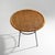 Mid-Century Modern Coffee Table with Round Rattan Top, 1950s For Sale - Image 3 of 13