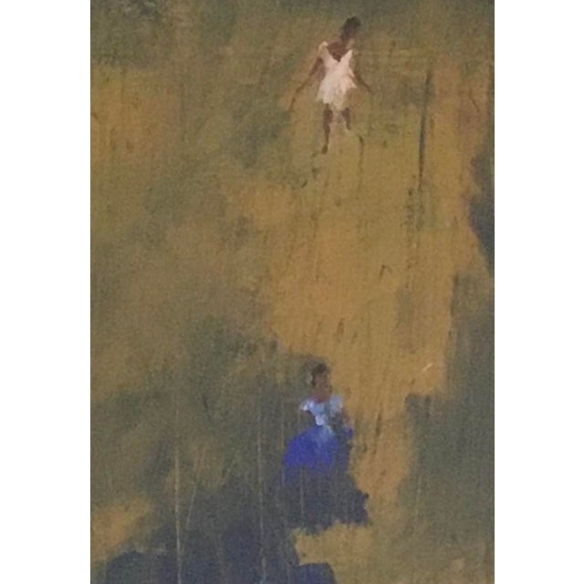 L. Maste, Danse au vent, Gouache & Pastel on Paper, Framed For Sale - Image 4 of 9