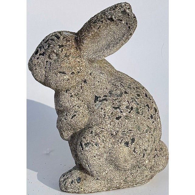 Reconstituted Stone Rabbit Garden Ornament For Sale In New York - Image 6 of 8