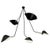 Spider five broken arms ceiling lamp designed by Serge Mouille / collection Serge Mouille. Made by hand in Mouille's...