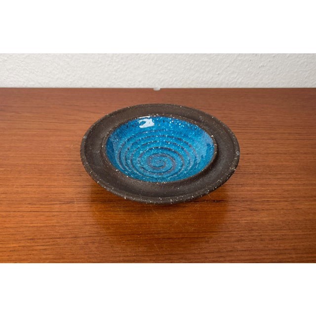 Mid-Century Modern Danish Studio Pottery Bowl Ulrik Lundbergh Ebeltoft, Denmark, 1960s For Sale - Image 13 of 13