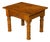 English 1880s Pine Coffee Table with Lotiform Style Legs and Single Drawer For Sale