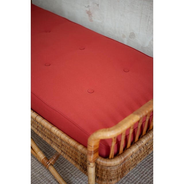 Bamboo Cane Daybed, 1960s, Set of 2 For Sale - Image 9 of 12