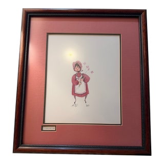 1980s Limited Edition B. Buckley Moss "Beth" Print For Sale