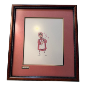 1980s Limited Edition B. Buckley Moss "Beth" Print