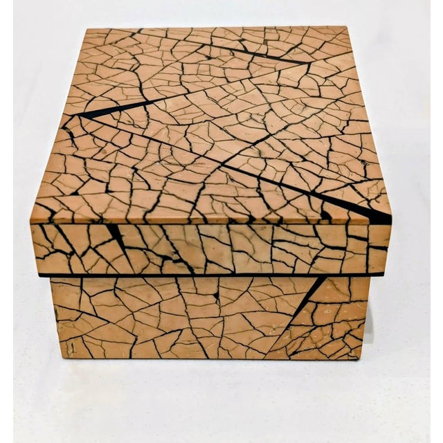 R & Y Augousti R & Y Augousti Coquille D’Oeuf Eggshell Inlay Decorative Box For Sale - Image 4 of 9
