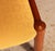 Vintage Danish Teak Dining Chairs with Yellow Fabric Upholstery, 1970s, Set of 4 For Sale - Image 6 of 12