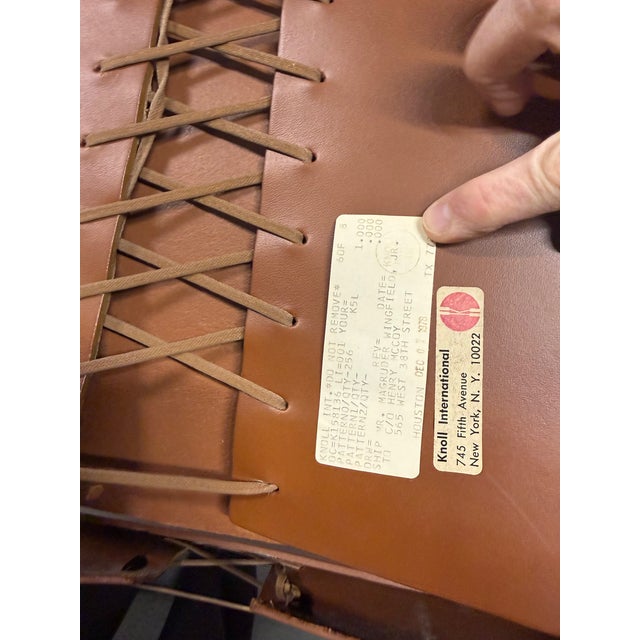 Pair of Vintage Mies Van Der Rohe for Knoll 256cs Mr Armless Side Chairs For Sale In Tulsa - Image 6 of 6