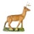 Life-Size Cast Concrete Deer Sculpture, Rustic Garden Accent For Sale