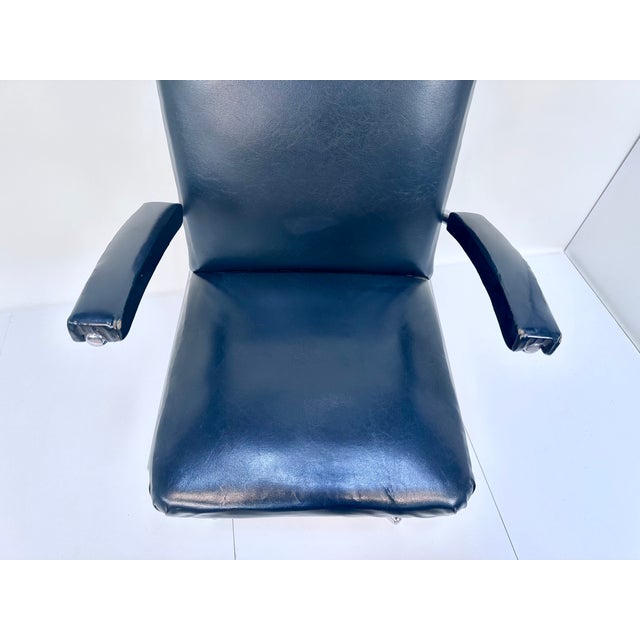 Early Steel Tube Swivel Desk Chair with Tilt from Mauser Werke Waldeck, Germany, 1930s For Sale - Image 12 of 18