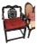 17th Century Qing Dynasty Rosewood Wedding Chair For Sale