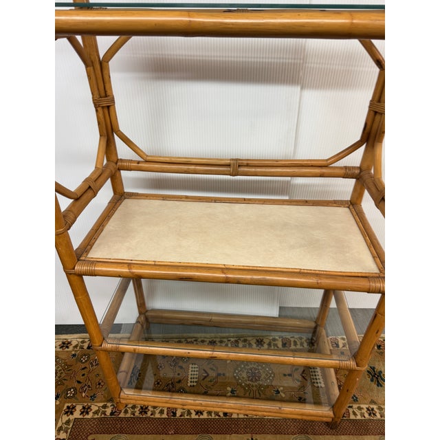 Organic Modern Bamboo Etagere For Sale In San Francisco - Image 6 of 13