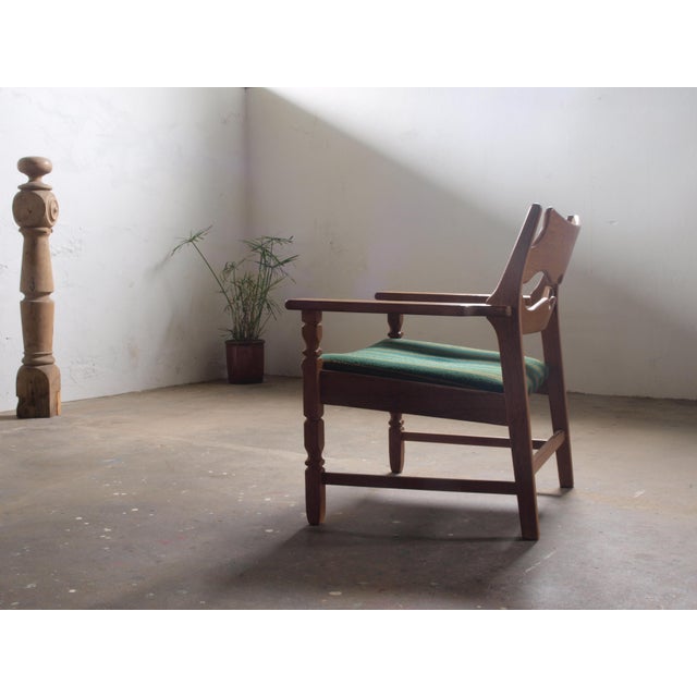 Danish Brutalist Razorblade Armchair by Henning Kjærnulf, 1960s For Sale - Image 14 of 18