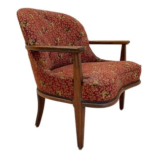 Mid Century Modern Edward Wormley for Dunbar Janus Collection Arm Club Chair For Sale