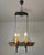1940s Gothic Style Chandelier in Wrought Iron and Wood, 1940s For Sale - Image 5 of 12