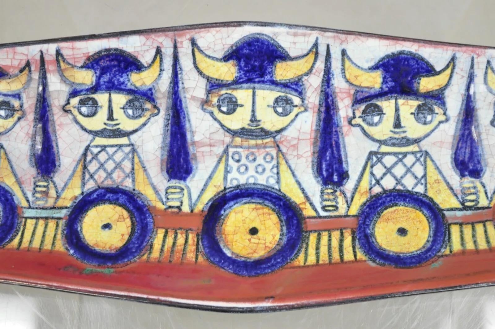 Vintage Danish Marianne Starck for Michael Andersen Viking Ship