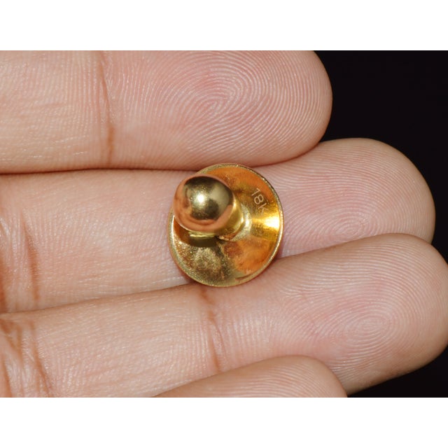 Early 21st Century Italian 18k Gold Enamel Toadstool Red Mushroom Fungi Charm Pendant For Sale - Image 5 of 8