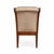 Modern solid walnut Klismos bench. Bench is done in a gray leather. The bench is in excellent condition. The wood and...