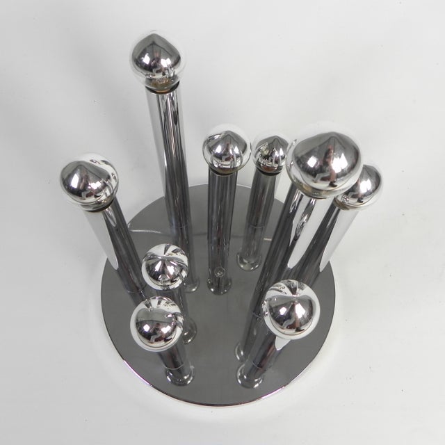 1970s 9-Light Ceiling Lamp by Gaetano Sciolari for Boulanger, 1970s For Sale - Image 5 of 18